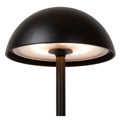 JOY - Zewnętrzna lampa stołowa ładowana przez USB - Ø 11,5 cm - LED Dim. - 1x1,5W 3000K - IP54 - Black 15500/02/30 Lucide